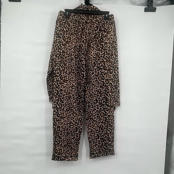 Amazon Ekouaer nwt leopard print rayon pajama set - Picture 2 of 11